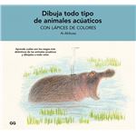 Dibuja todo tipo de animales acuáticos con lápices de colore