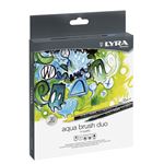 Caja Con 24 Rotuladores Lyra Aqua Brush Duo