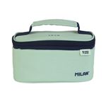 Bolsa Isotérmica Porta Alimentos Pequeña 1,5l Milan Serie 1918 Con 1 Recipiente Verde