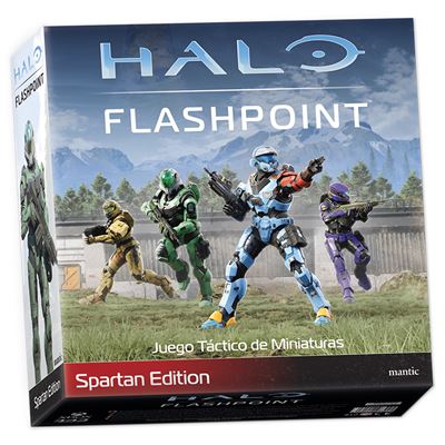 Juego de mesa halo: flashpoint spartan edition