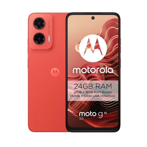 Motorola Moto G35 5g 6.72" 256gb Hot Coral
