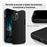 Funda magnética 4-ok Magsafe Negra + Protector Tempered Glass de vidrio templado para iPhone 14 Pro Max