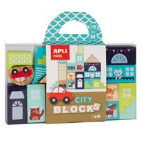 Bloques de madera Ciudad Apli Kids