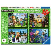 Puzzle Ravensburger Minecraft 4x100 Bumper Pack