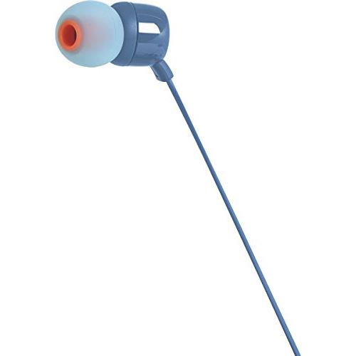 Auriculares JBL T110 In-Ear Micrófono Integrado Cable Plano - Azul, oferta  LOi.