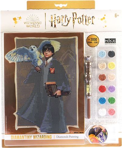 Diamantiny wizarding harry potter con hedwig