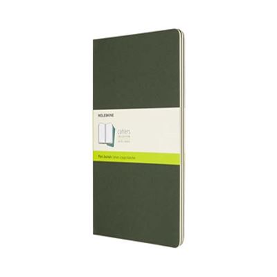 Cahier Journals Moleskine xl liso verde mirto cuaderno de notas set 3 con tapa y cosido visible