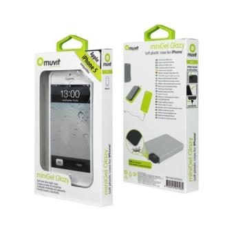 Muvit Funda minigel blanca para iPhone 5 - 1
