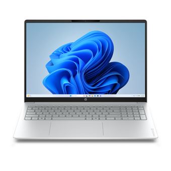 Ordenador portátil HP OmniBook 3 Laptop 16-by0043ns, AMD Ryzen 5 40, 16GB RAM, 1TB SSD, AMD Radeon Graphics, Windows 11 Home, 16" Full HD, Plata
