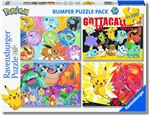 Puzzle ravensburger pokémon 4x100 bumper pack