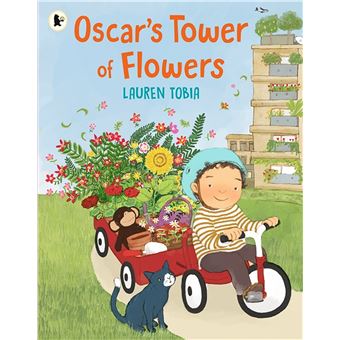 Oscar's tower of flowers