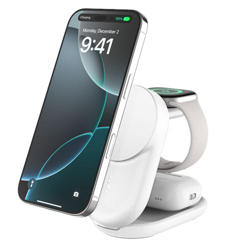 Belkin Ul.charg. 3in1 Mag. 25w Wh