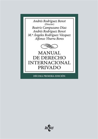Tecnos Manual De Derecho Internacional Privado