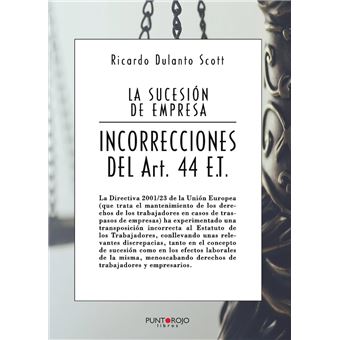 La sucesión de empresas / incorrecciones del artículo 44 Et - 1