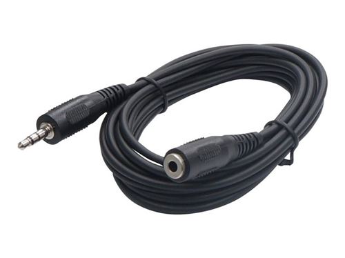 aritmética multitud Retirado Cable Temium mini Jack 3.5 mm macho-hembra 3 m - Cable audio - Los mejores  precios | Fnac