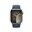 Apple Watch S9 LTE  41mm Caja de acero inoxidable Plata y correa deportiva Azul tempestad - Talla S/M