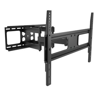 Soporte de pared Metronic inclinable, giratorio y plegable para TV 55'' a 70'' Negro
