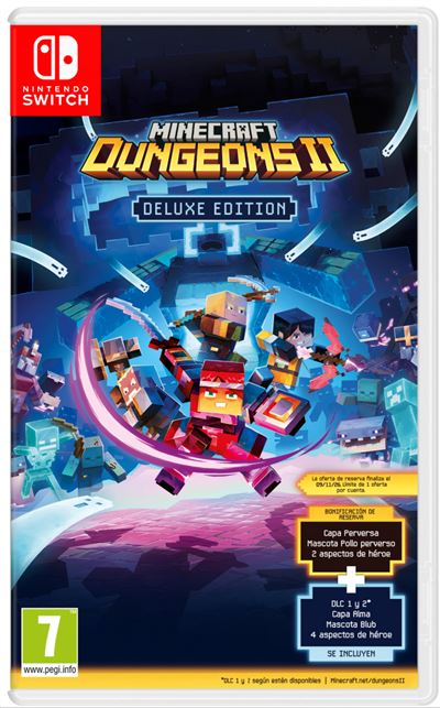 Meridiem Minecraft Dungeons Ii Deluxe Edition Nintendo Switch
