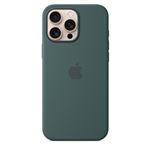Funda de silicona con MagSafe Apple Verde lago para iPhone 16 Pro Max