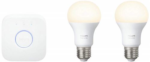 Kit de iluminación LED inteligente Philips Hue blanco cálido regulable