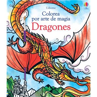 Colorea por arte de magia - Dragones