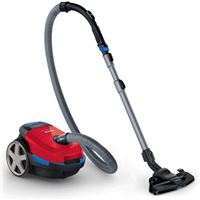 Aspirador con bolsa Philips Performer Compact Rojo