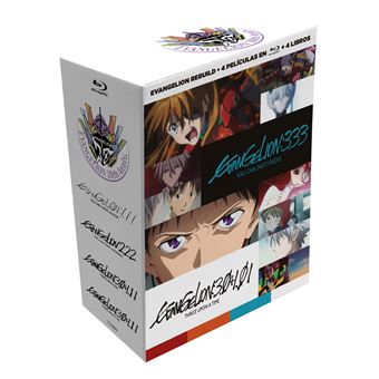 Evangelion Rebuild 1.11 · 2.22 ·3.33 · 3.0+1.11 Colección completa de películas - Blu-ray