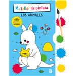 Pincel y acuarelas animales