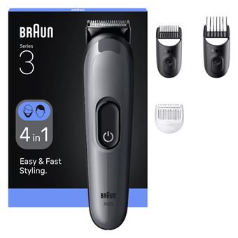 Afeitadora multifunción Braun AIO3500 4 en 1 Series 3 Easyr & Fast Styling