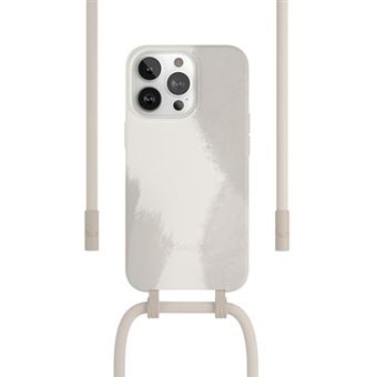 Funda con cuerda Wood Change Case Degradado Blanco para iPhone 13 Pro -  Funda para teléfono móvil