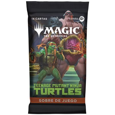 Juego de mesa magic: the gathering teenage mutant ninja turtles play booster