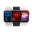 Apple Watch S9 LTE  41mm Caja de acero inoxidable Plata y correa deportiva Azul tempestad - Talla M/L