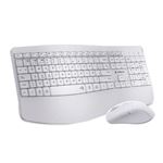Teclado y Ratón inalámbrico Subblim Combo Dual Office Prowave Blanco