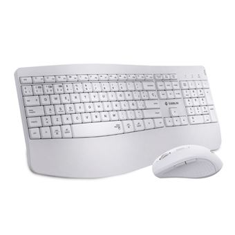 Teclado y Ratón inalámbrico Subblim Combo Dual Office Prowave Blanco