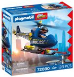 Playmobil city action helicóptero de policía con radar