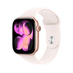 Apple Watch Series 11 GPS 42mm Caja Aluminio Oro rosa y Correa Deportiva Rosa rubor - Talla M/L