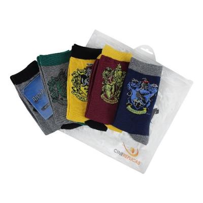 Calcetines Harry Potter casas set5 pack de 5