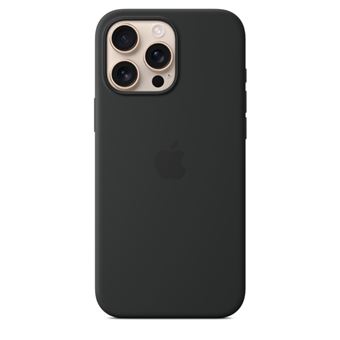 Funda de silicona con MagSafe Apple Negra para iPhone 16 Pro Max