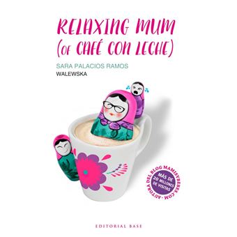 Relaxing mum-of cafe con leche