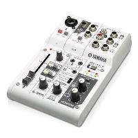 Mesa de mezclas Yamaha AG03 Interfaz de audio USB Blanco