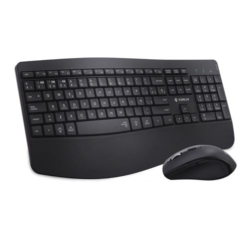 Teclado Y RatÃ³n InalÃ¡mbrico Subblim Combo Dual Office Prowave Negro