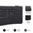 Teclado y Ratón inalámbrico Subblim Combo Dual Office Prowave Negro