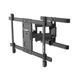 Soporte de pared Metronic inclinable, giratorio y plegable para TV 70'' a 90'' Negro