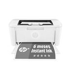 Impresora HP Laserjet M110we, WiFi, USB, Fax, 6 meses Instant Ink con HP+, bandeja entrada 150 hojas, hasta 21 ppm