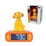 Simba luz nocturna reloj despertador con sonidos