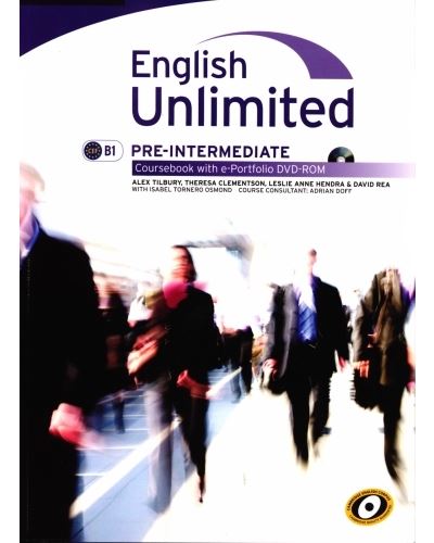 English Unlimited. Pre-intermediate B1. Coursebook With E-portfolio Dvd-rom