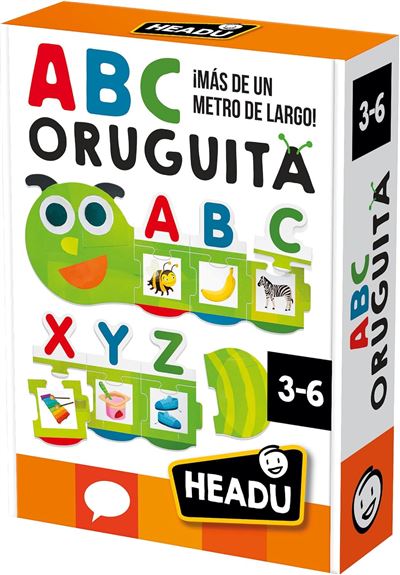 Juego de mesda abc oruguita