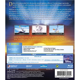 El Rey León - Blu-Ray