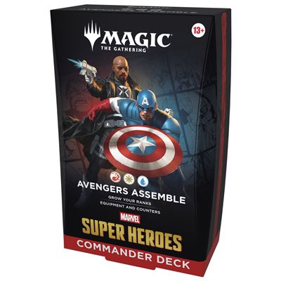Magic the gathering marvel super heroes commander deck avengers assemble