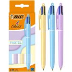 Pack De 3 Bolígrafo 4 Colores Pastel